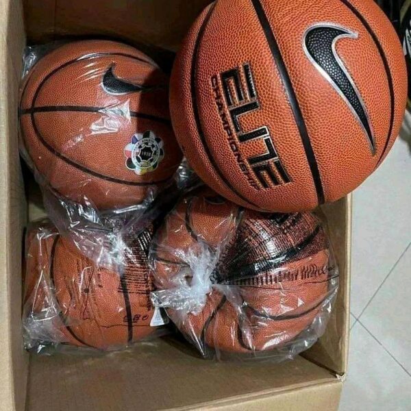 Hyper elite basketballs.